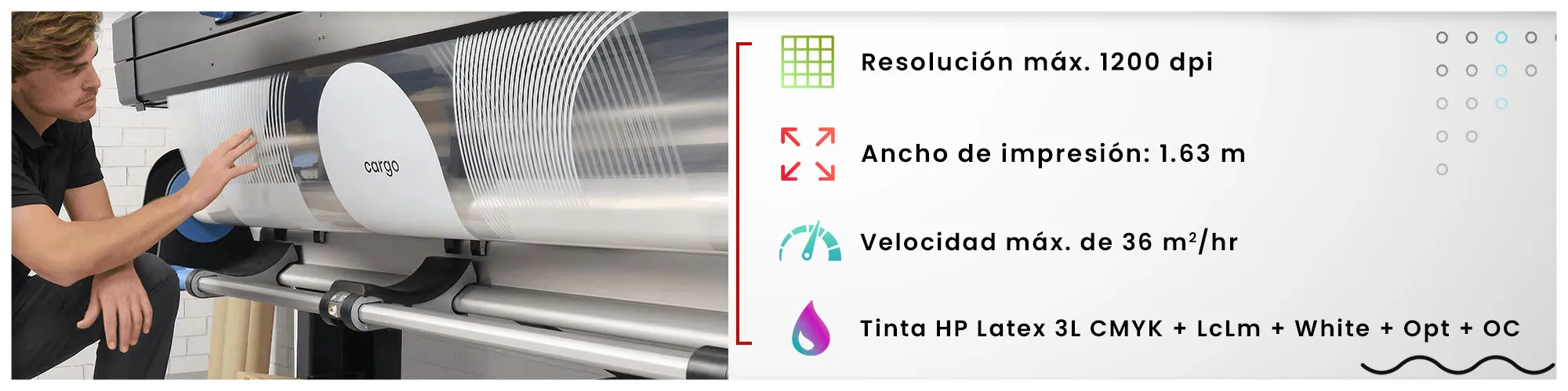 especificaciones latex 830w especificaciones latex 830w