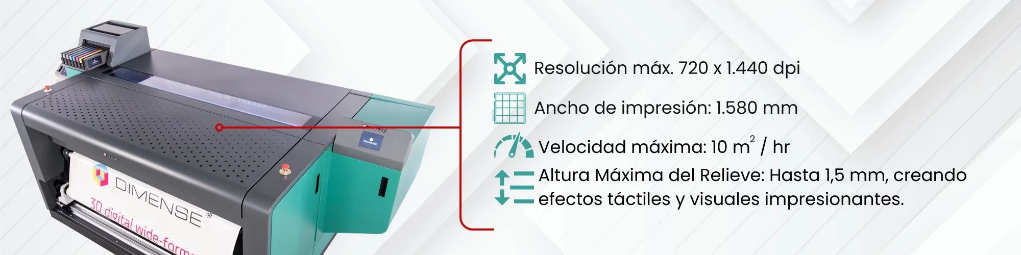 plotter textural de formato grande dimensor s rtr 16 dimen-s