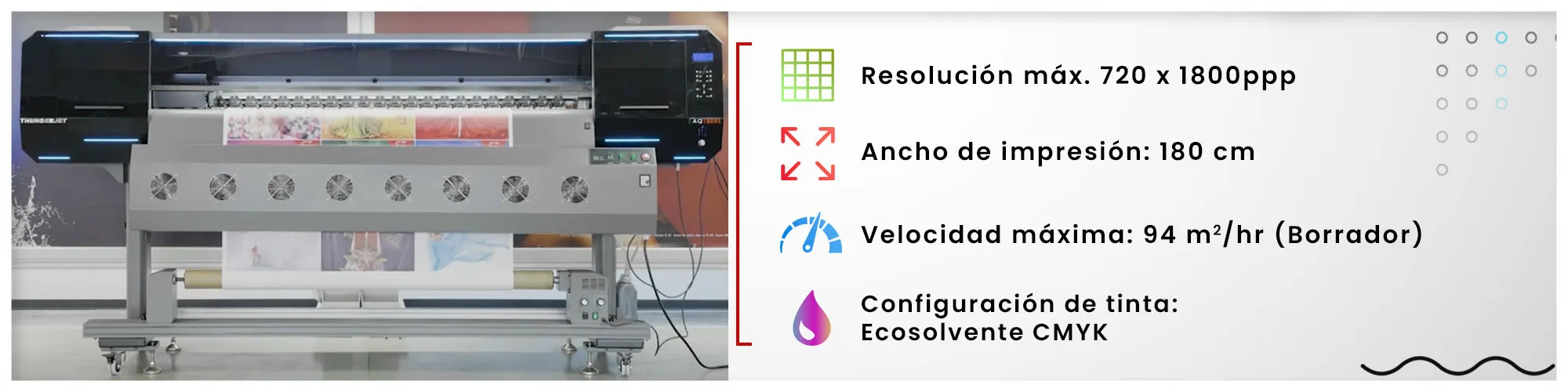 impresora gran formato thunderjet aq1804s