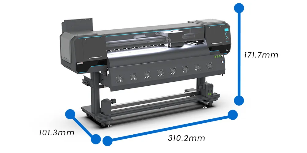 dimensiones impresora thunderjet aq1804s