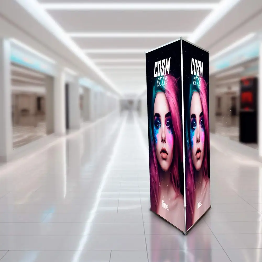 Display Triangular Automontable Display para Publicidad Triple Cara Tipo Triangular Modelo 1522 ...