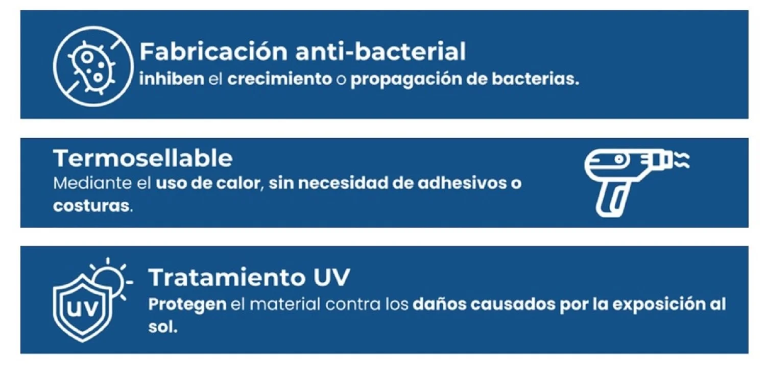 lona transparente para cobertura