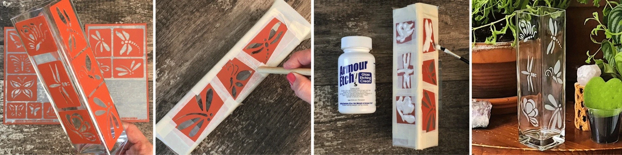 Ácido Grabar Vidrio Etching Cream 50 Ml | Pasta Grabar Cristal Efecto Mate | Crema Manualidades Vidrio Decoración