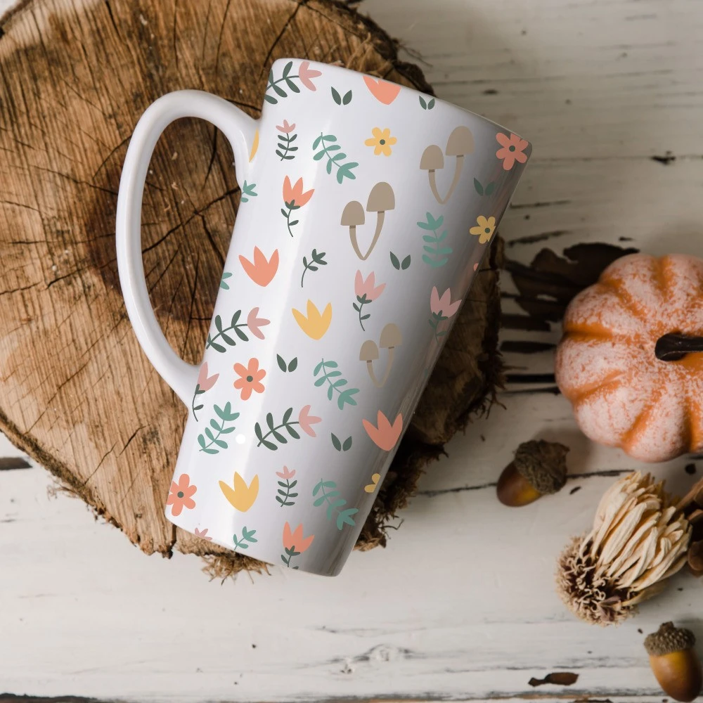Tazza Grande Per Latte 17oz - Reserved For Nanny - Ceramica Bianca - Lavabile In Lavastoviglie E Microonde