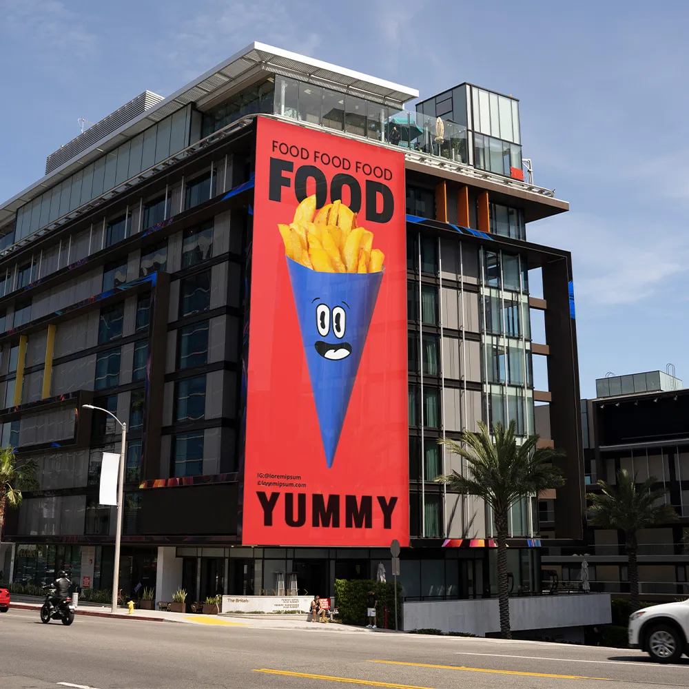 Lona Mesh Solvent Print gran formato