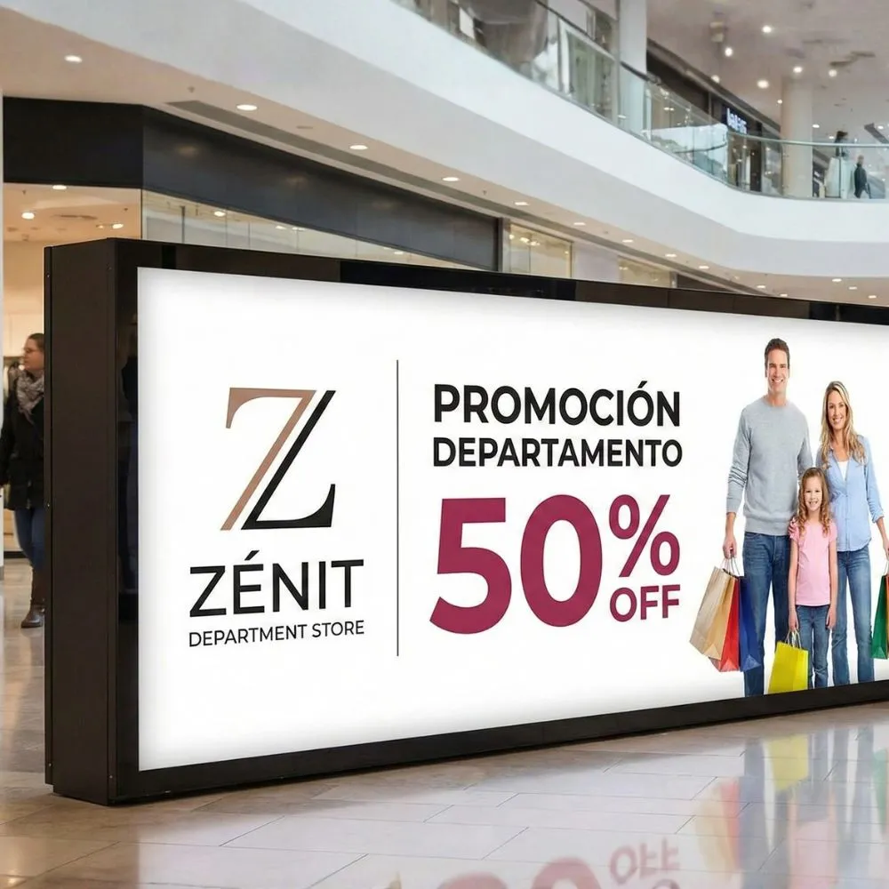 Aplicación Tela Backlit 3