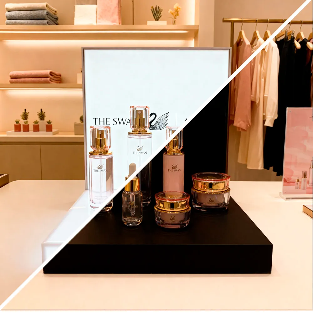 lámina acrílica día noche exhibidores