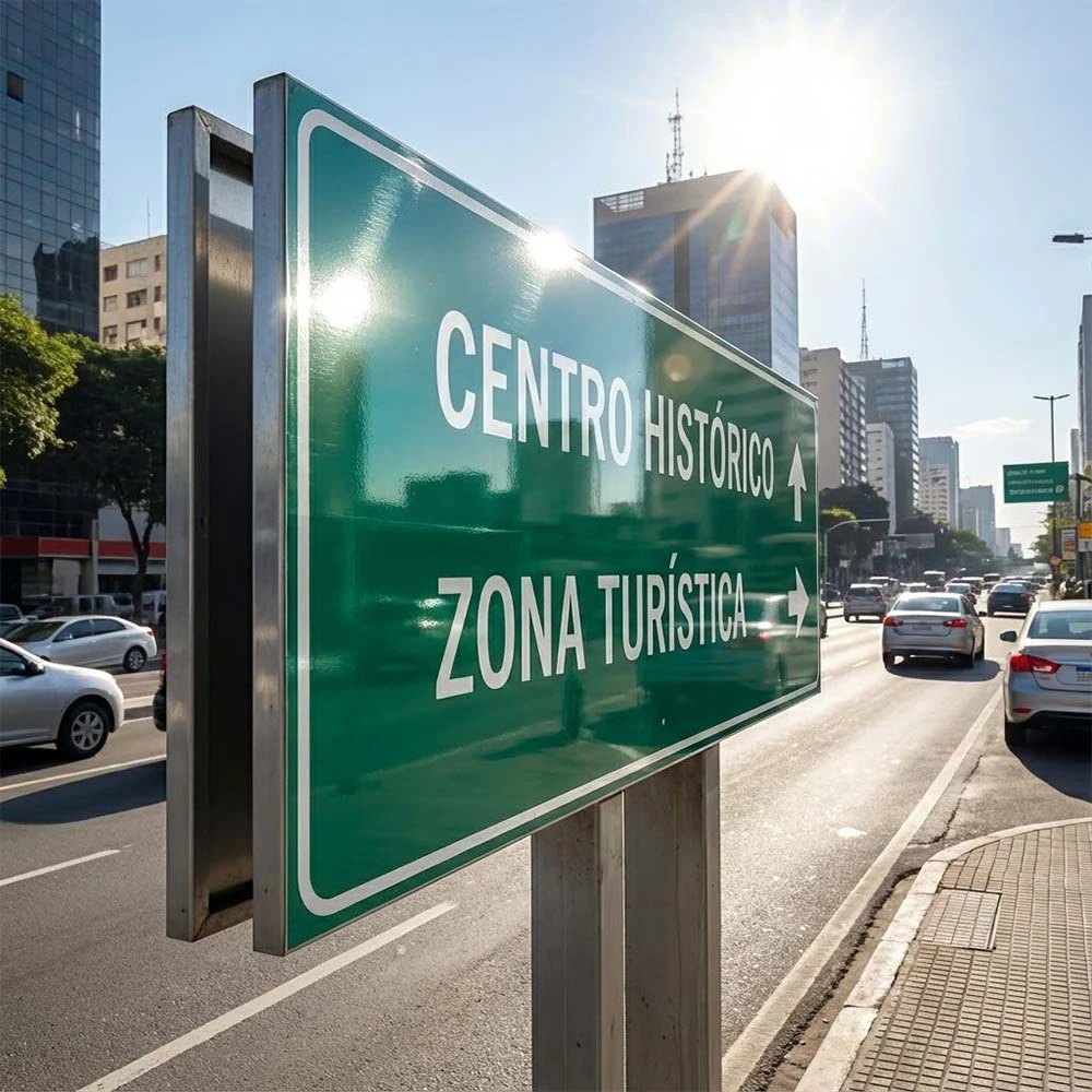 Señalización y vitrinas