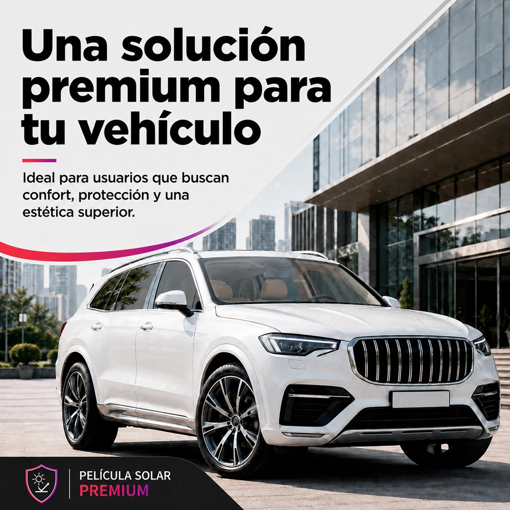 Película premium 3M Crystalline para autos