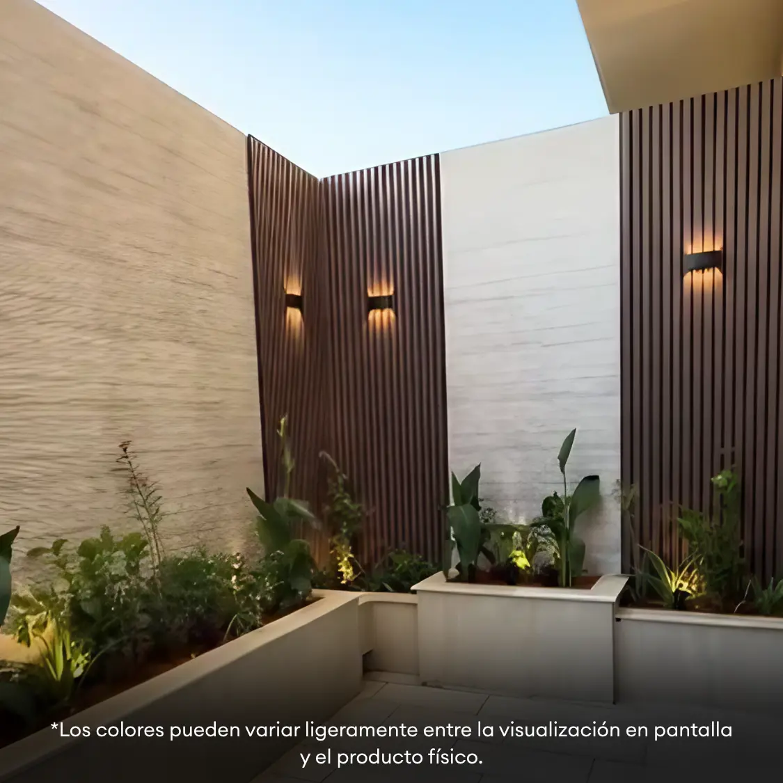 Lambrín tipo madera para exteriores - WPC para pared 