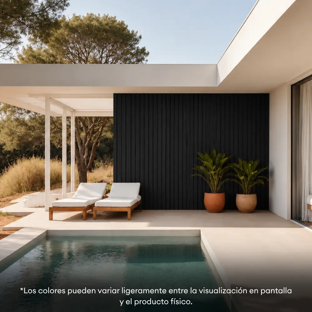 Revestimiento arquitectónico tipo madera para muros - WPC para exterior