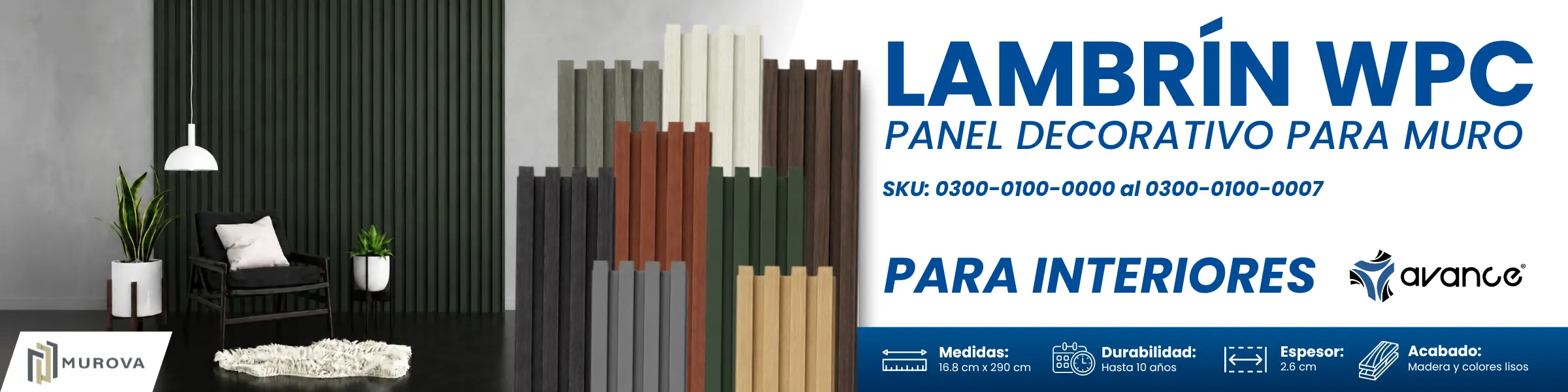 Panel WPC para recepción de oficinas - Panel para pared de asiento