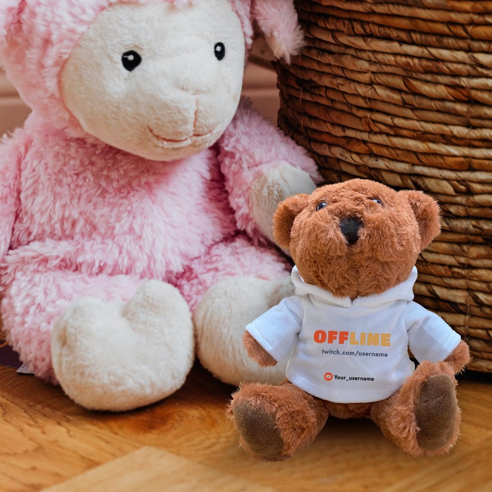 Oso de peluche con sudadera tamaño de 20 cm. Sublimarts - Miniatura 8