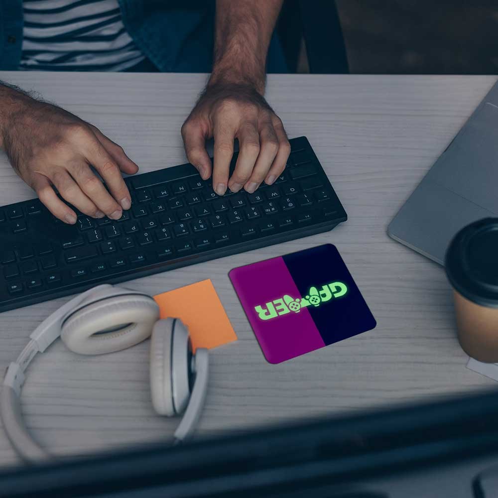 Porta Tazas Cuadrado Sublimable que Brilla en la Oscuridad - Miniatura 8