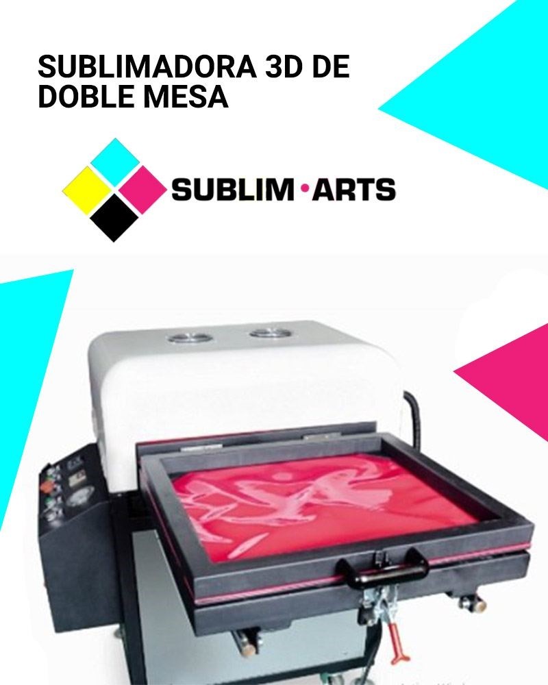 Sublimadora 3D de Doble Mesa