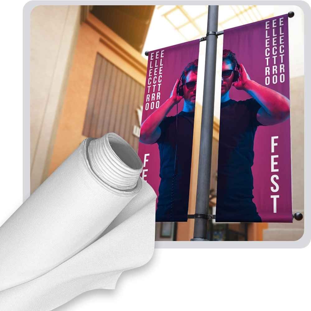 Telas para Sublimación Flexitel 6.8oz. para iluminación frontal