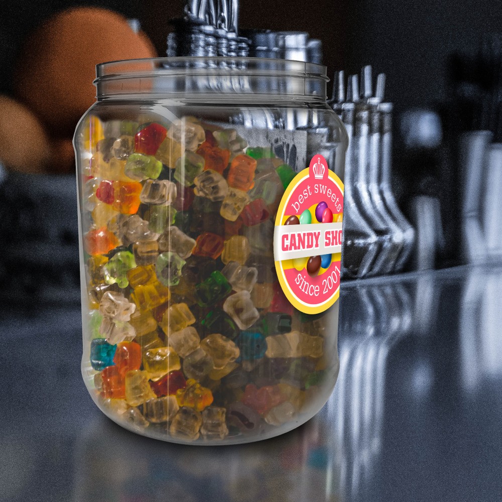 Envase vitrolero de plástico 1/2 de galón - Miniatura 11