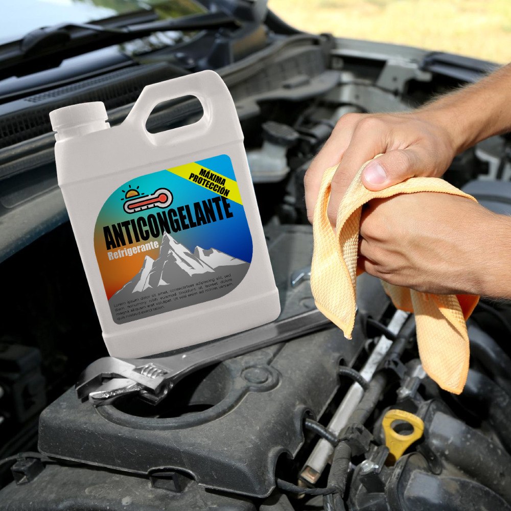 Porron Rectangular 1L R-38 con Tapa Blanca - Miniatura 10