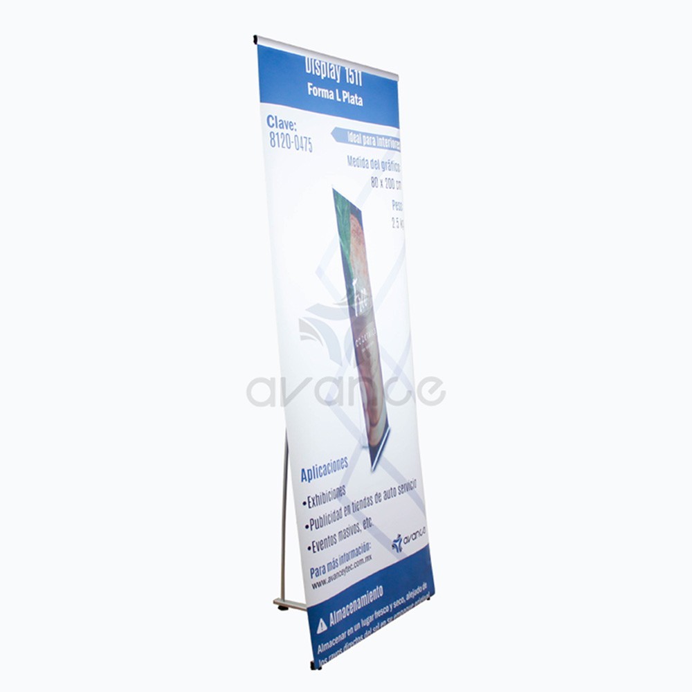 Display Publicitario Tipo L para Publicidad en Interior Modelo 1511