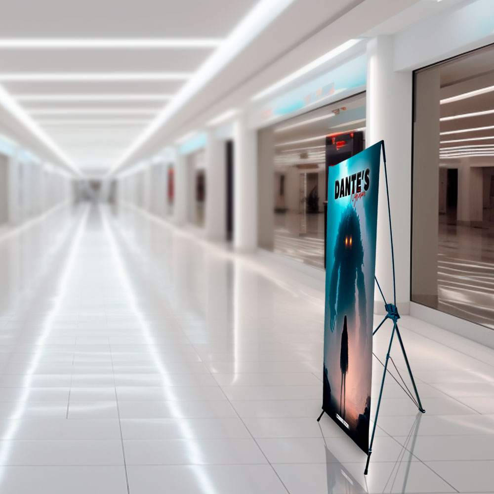 Display Publicitario Tipo X para Publicidad en Interior Modelo 1501 ...