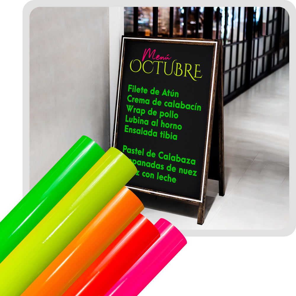 Vinil de Corte Fluorescente Signcal