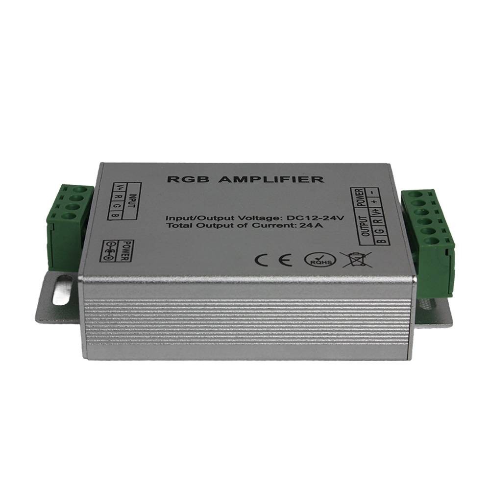 Amplificador Controlador RGB Leds - Miniatura 3