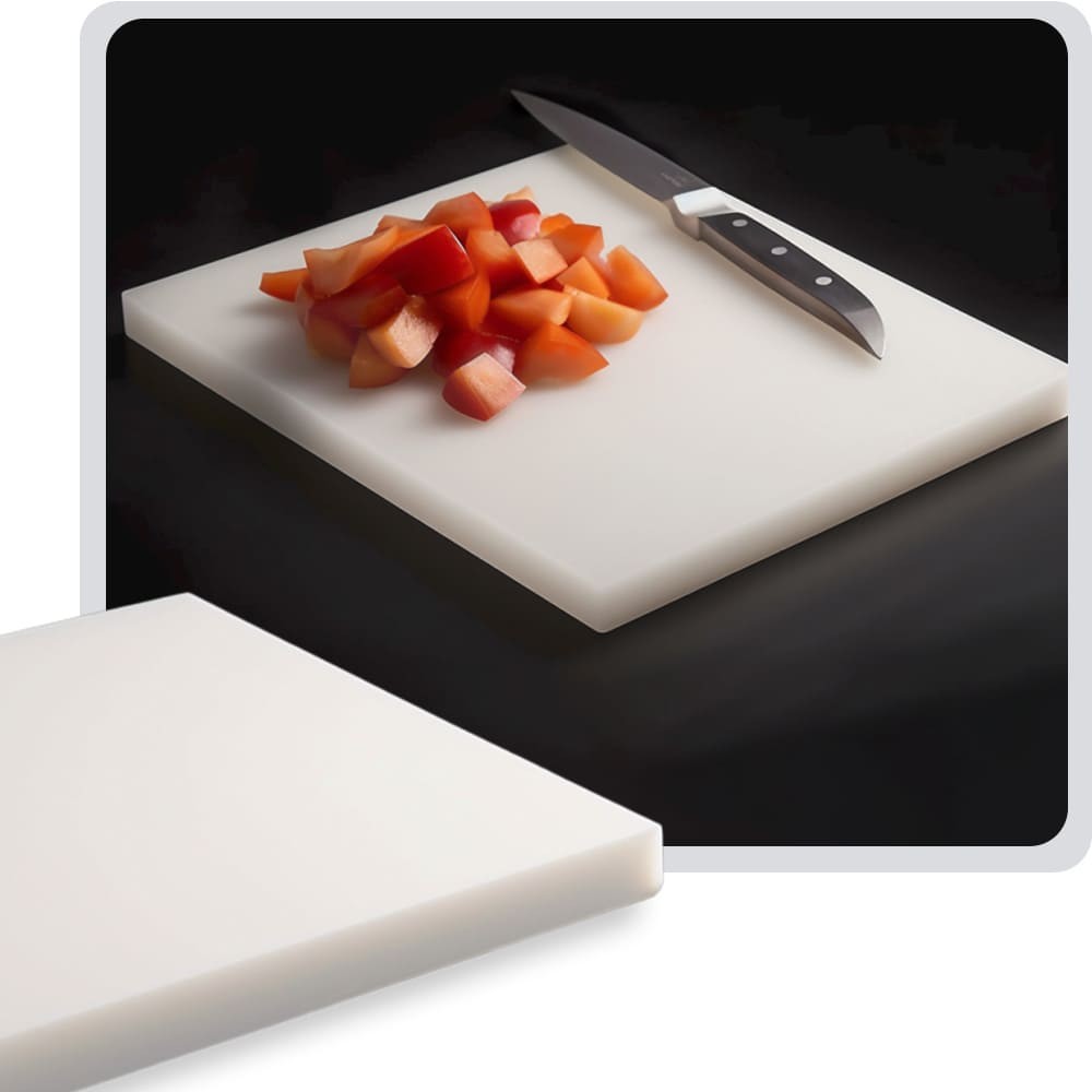 Tabla de Polietileno HDPE para Picar Verdura y Alimentos