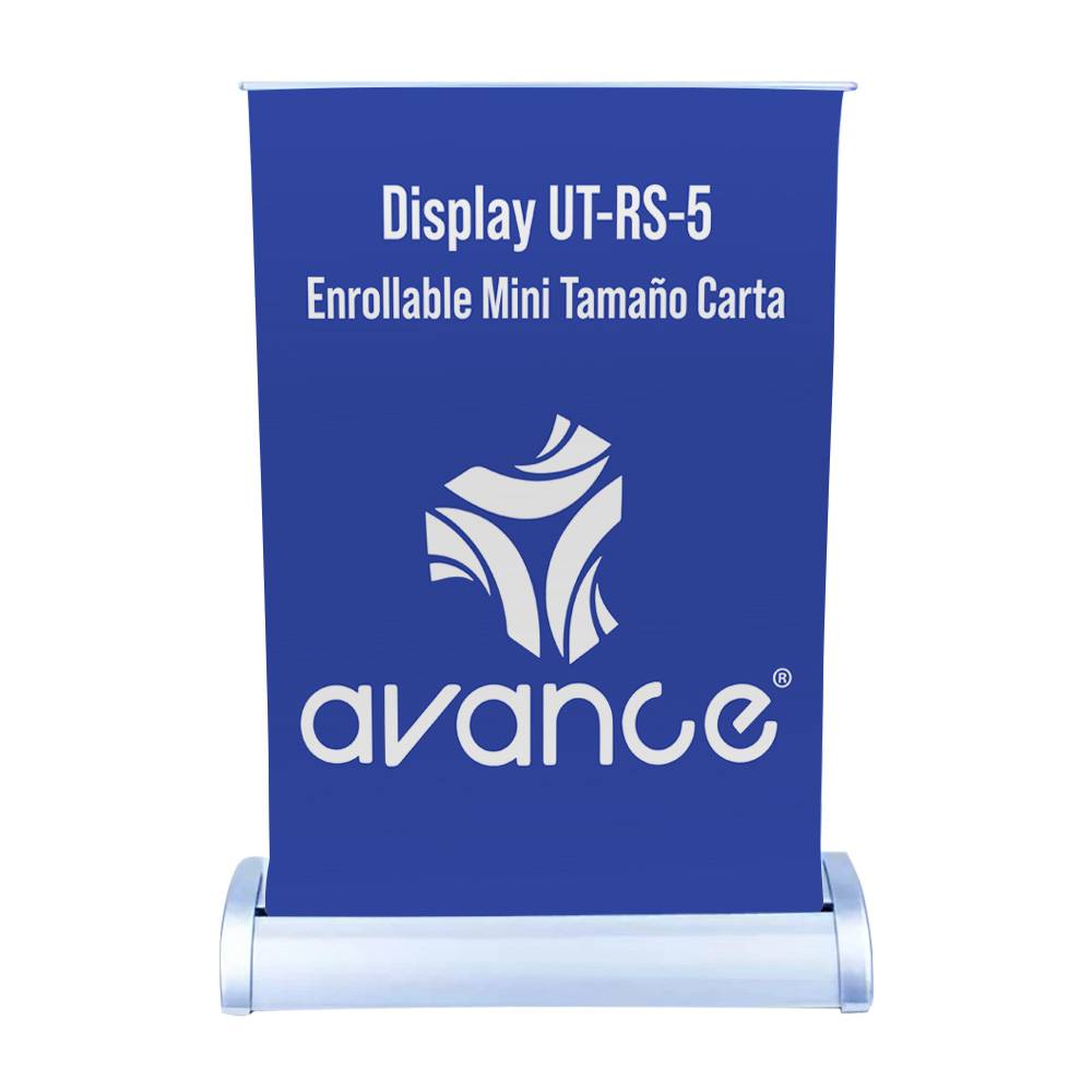 Display para publicidad enrollable mini modelo RU30