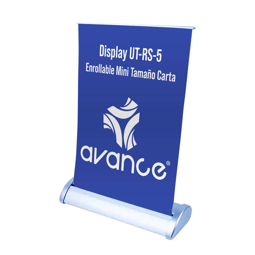 Display para publicidad enrollable mini modelo RU30