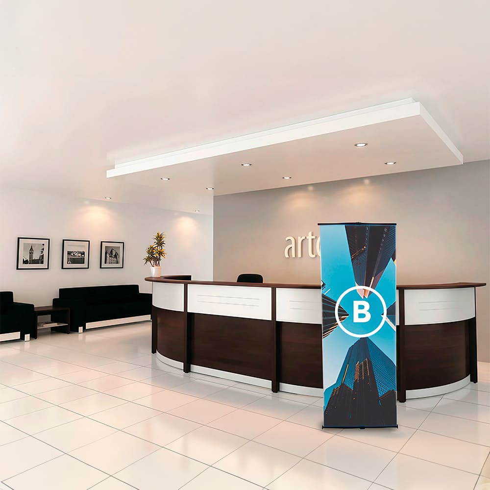 Display Publicitario Tipo L para Interiores Modelo 1510