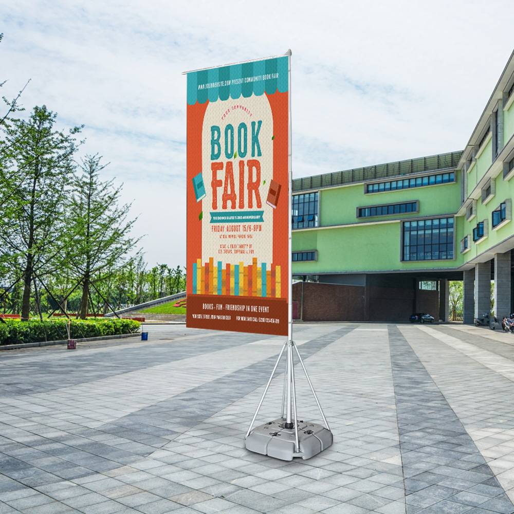 Display Publicitario Tipo Bandera para Publicidad en Exterior - Miniatura 8