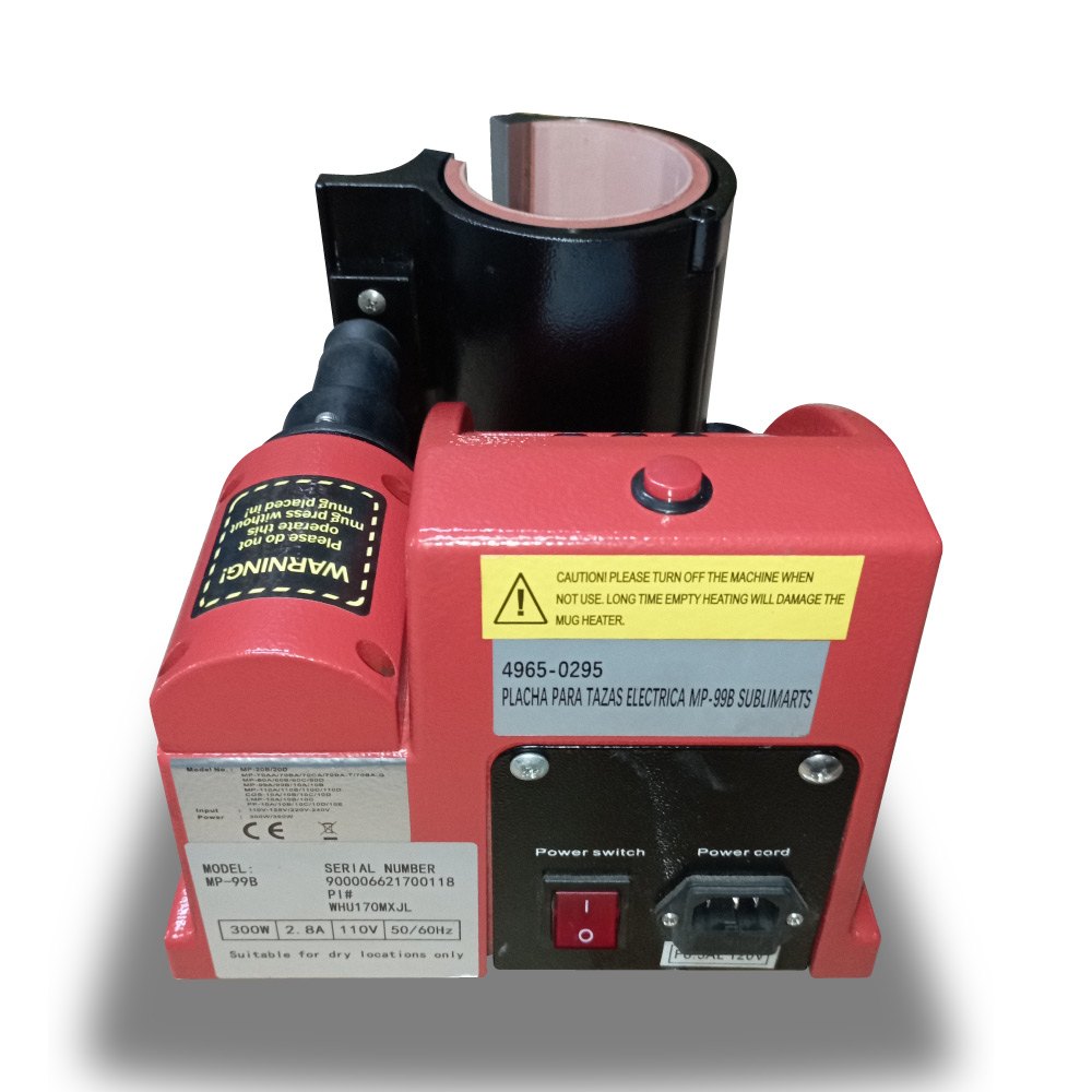 Plancha de calor para tazas eléctrica MP-99B Sublimarts - Miniatura 6