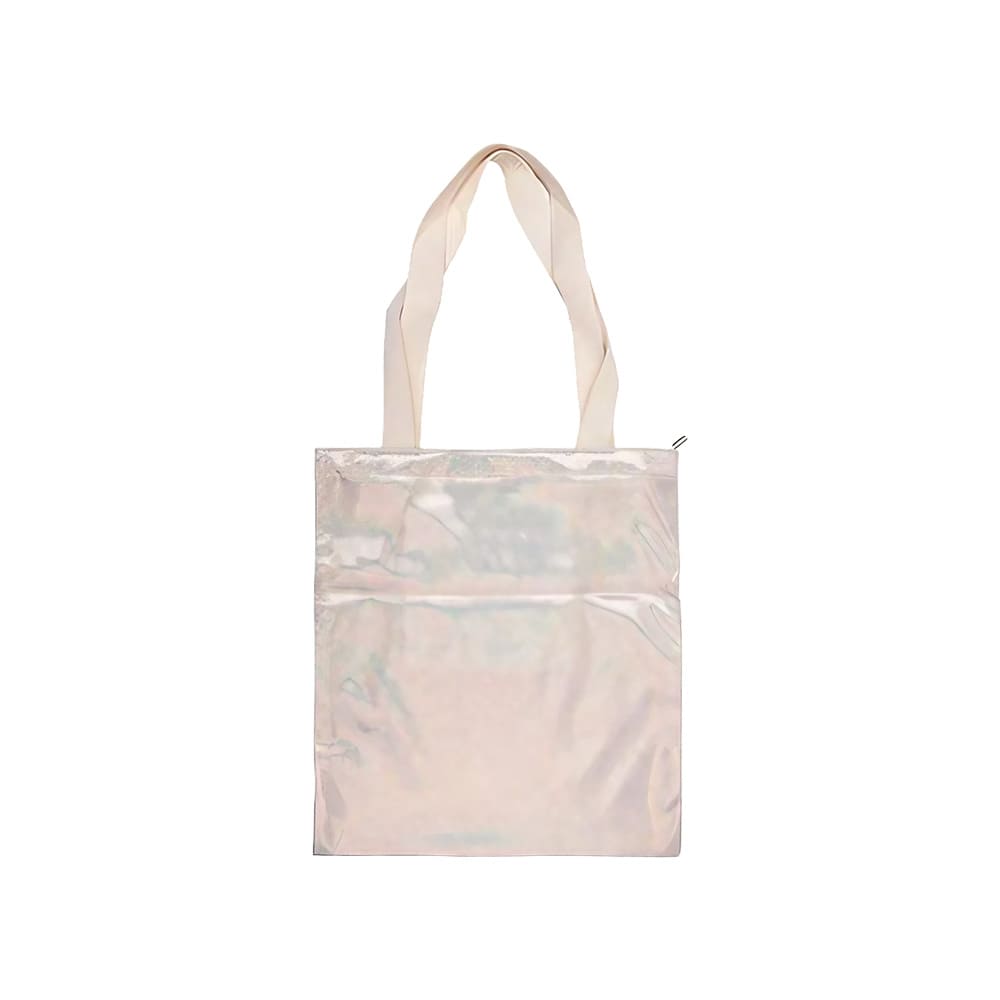 Bolso glitter champagne de 34 x 37 cm. Sublimable