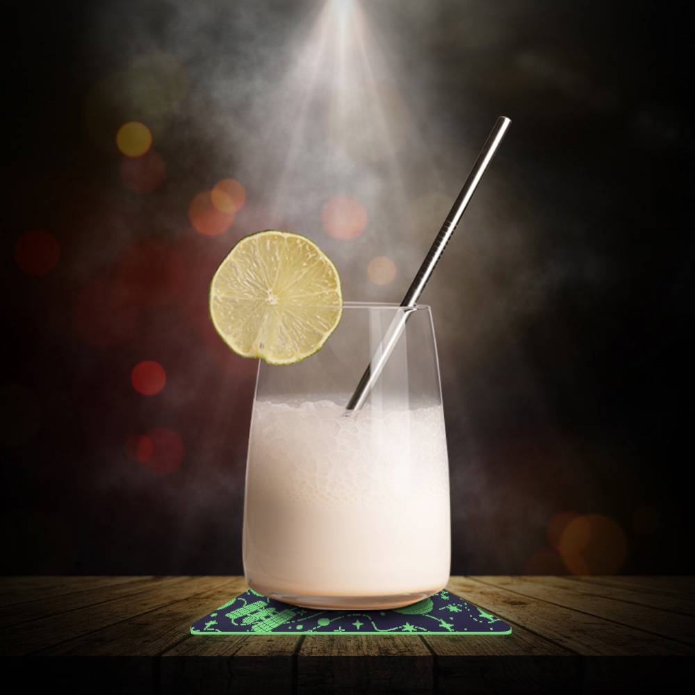 Porta Tazas Cuadrado Sublimable que Brilla en la Oscuridad - Miniatura 7