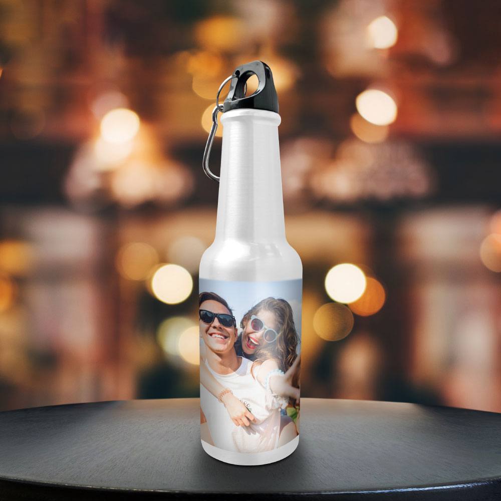 Botella Tipo Cerveza de Aluminio 400ml