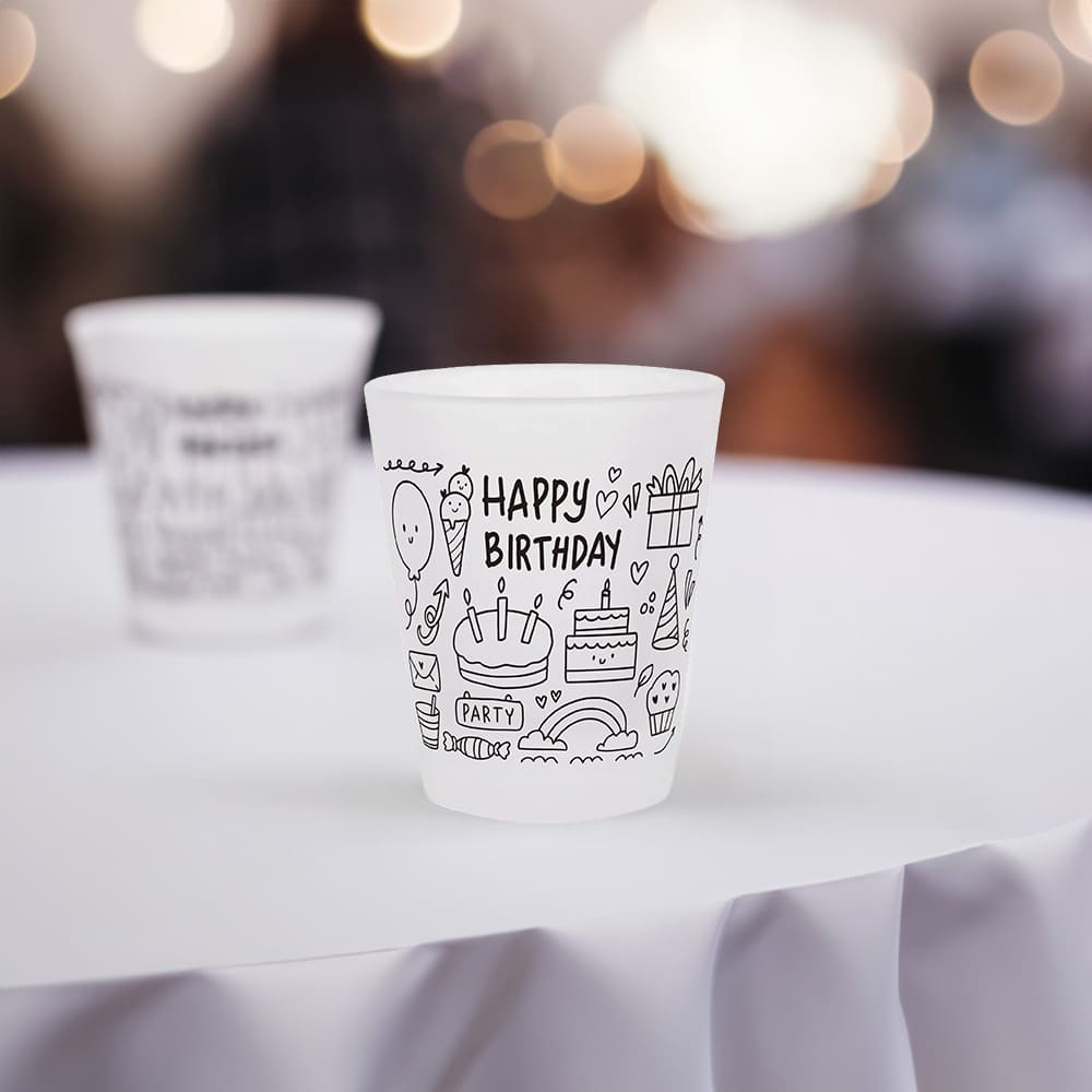 Shot de vidrio frosted 1.5 oz Sublimarts - Miniatura 6