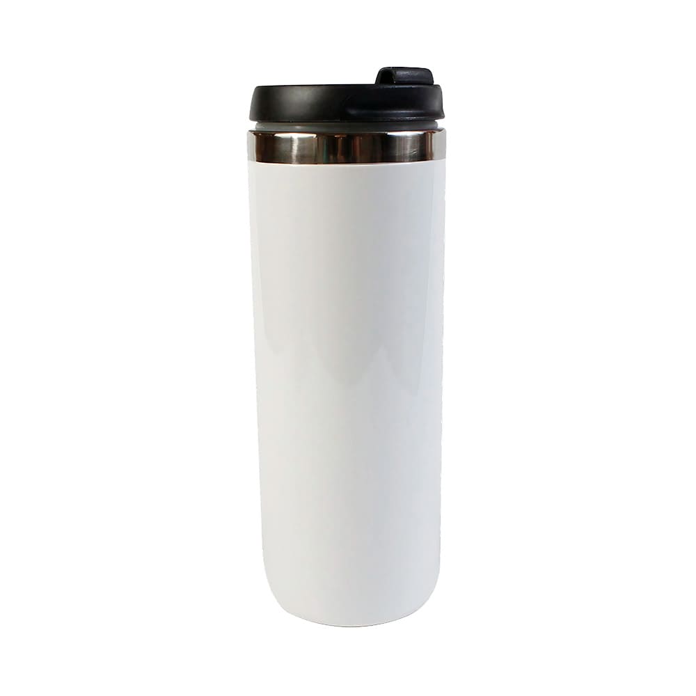 Termo de acero inoxidable Sublimarts 14oz Blanco
