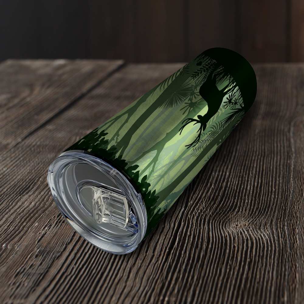 Termo Skinny de Acero Inoxidable blanco con popote 20oz - Miniatura 14