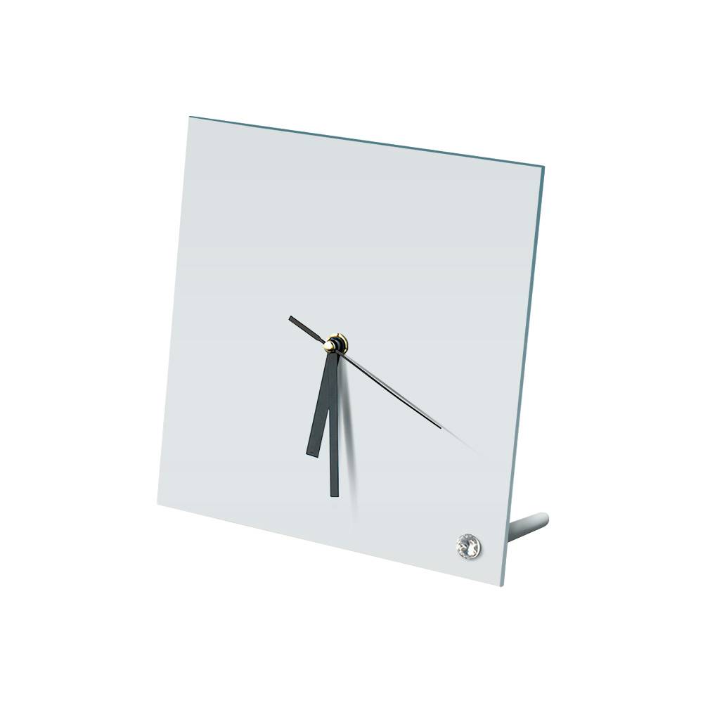Reloj de Vidrio Cuadrado para Sublimación