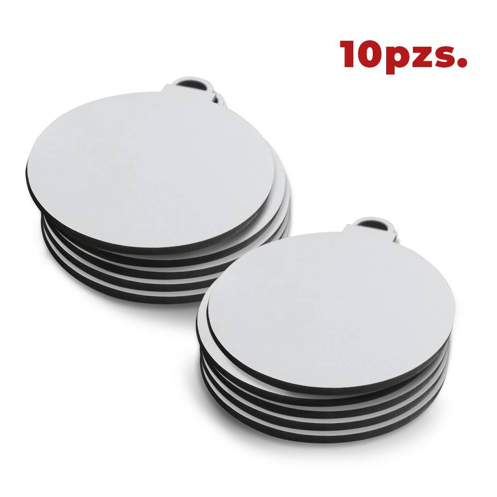 Esfera De Mdf 3mm Para Sublimar paquete Con 10 Piezas