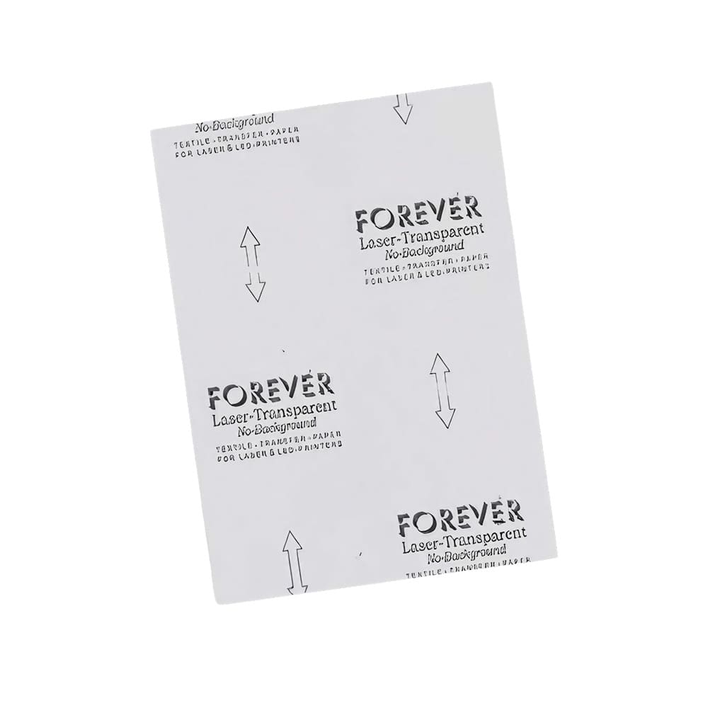 Papel de Transferencia Láser Transparente sin Fondo Forever - Miniatura 6