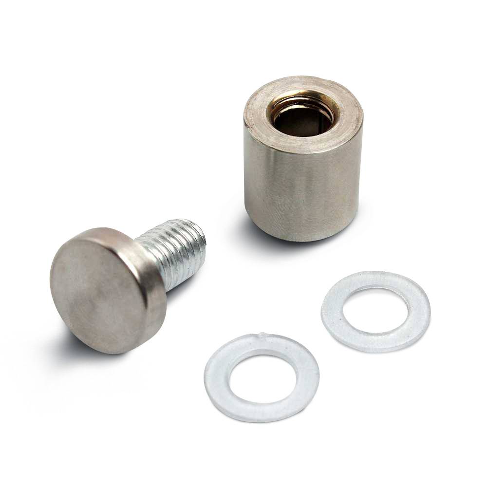 12 Distanziali In Acciaio Inox 1x1 Pollice Per Insegne – Viti Da Parete, Marca Luomorgo