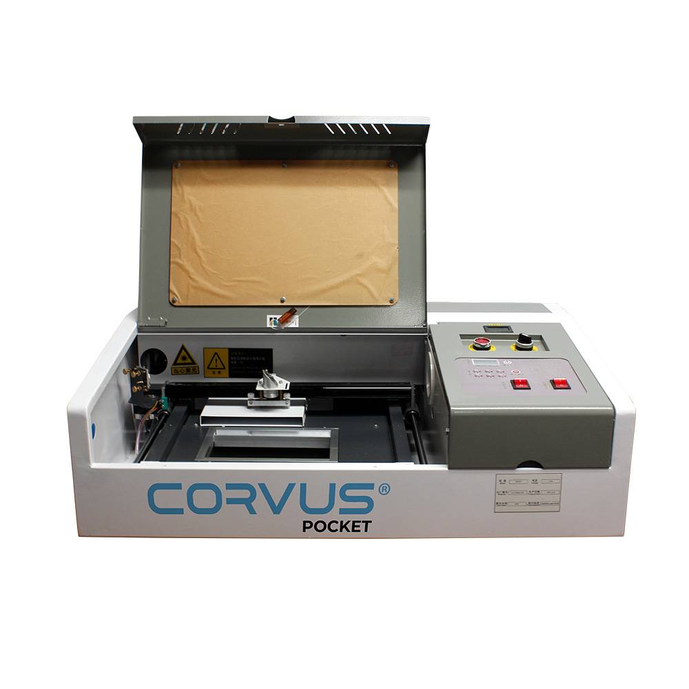 Equipo de grabado y corte láser Corvus Pocket 200x300mm 45w