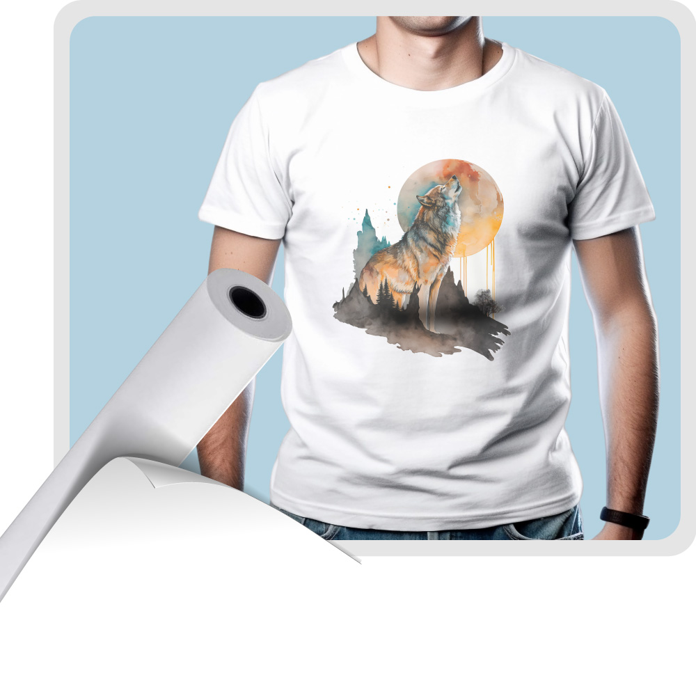 Rollo de Papel para Sublimación AQUOS FD 100