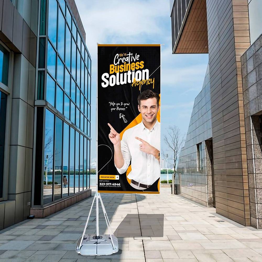 Display Bandera de 5 metros para Exterior