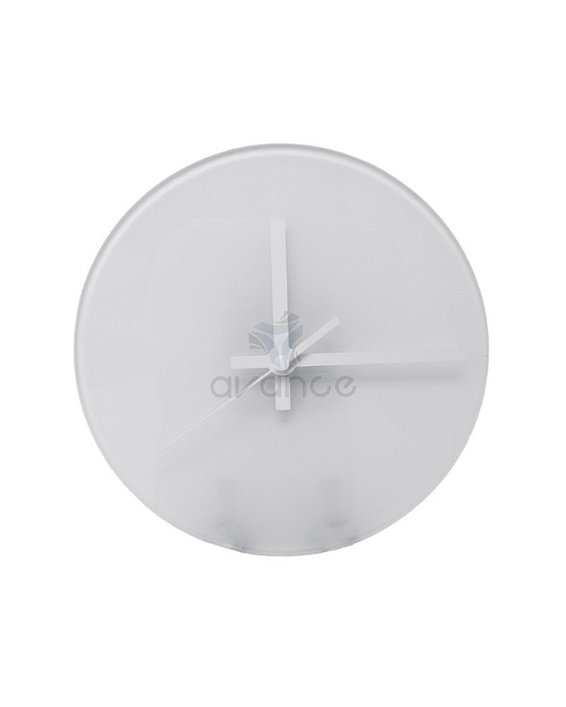 Reloj de Vidrio Circular para Sublimación 20 cm y 18.5 cm