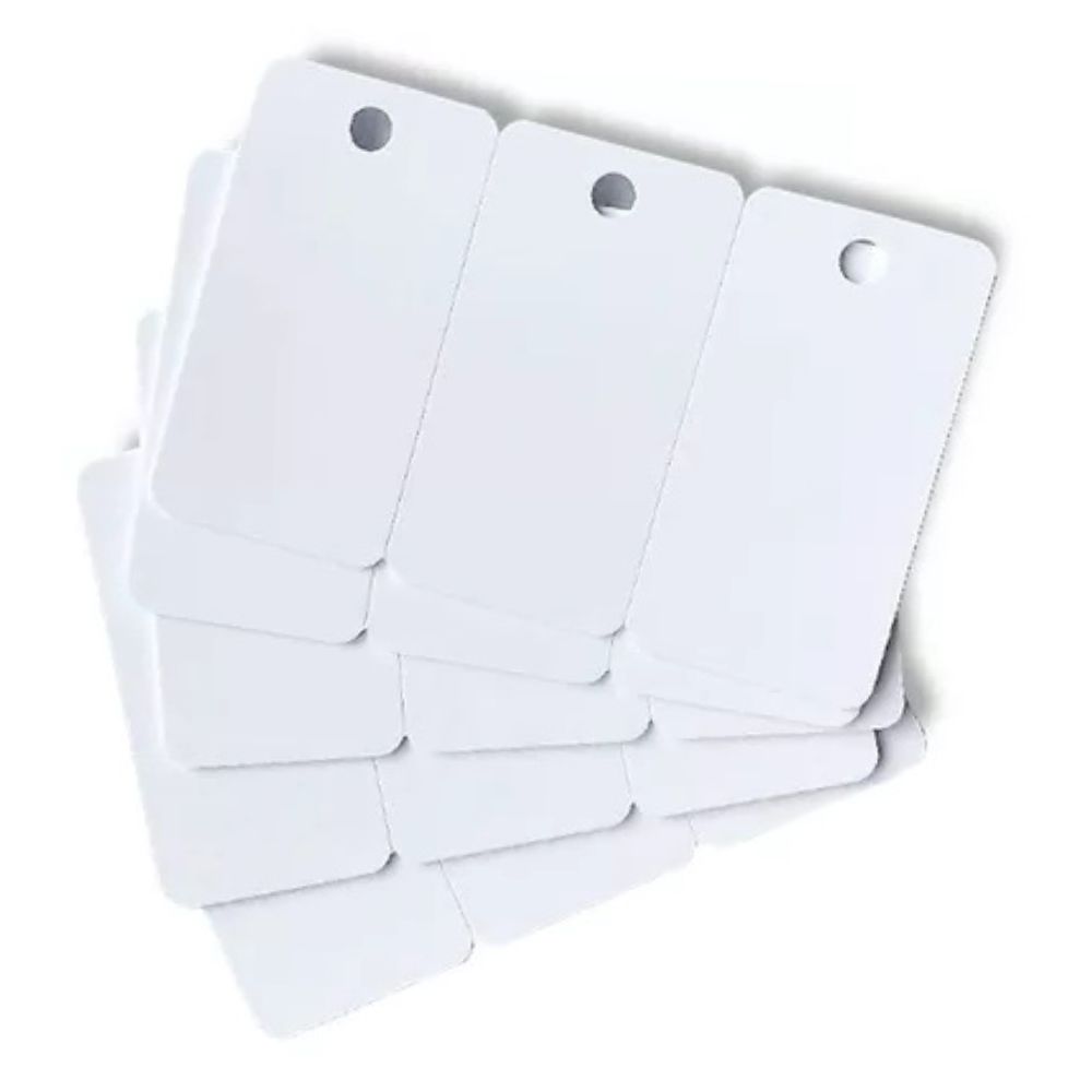 TARJETAS DE PVC BLANCAS 3 EN 1 TIPO LLAVERO
 - Miniatura 2