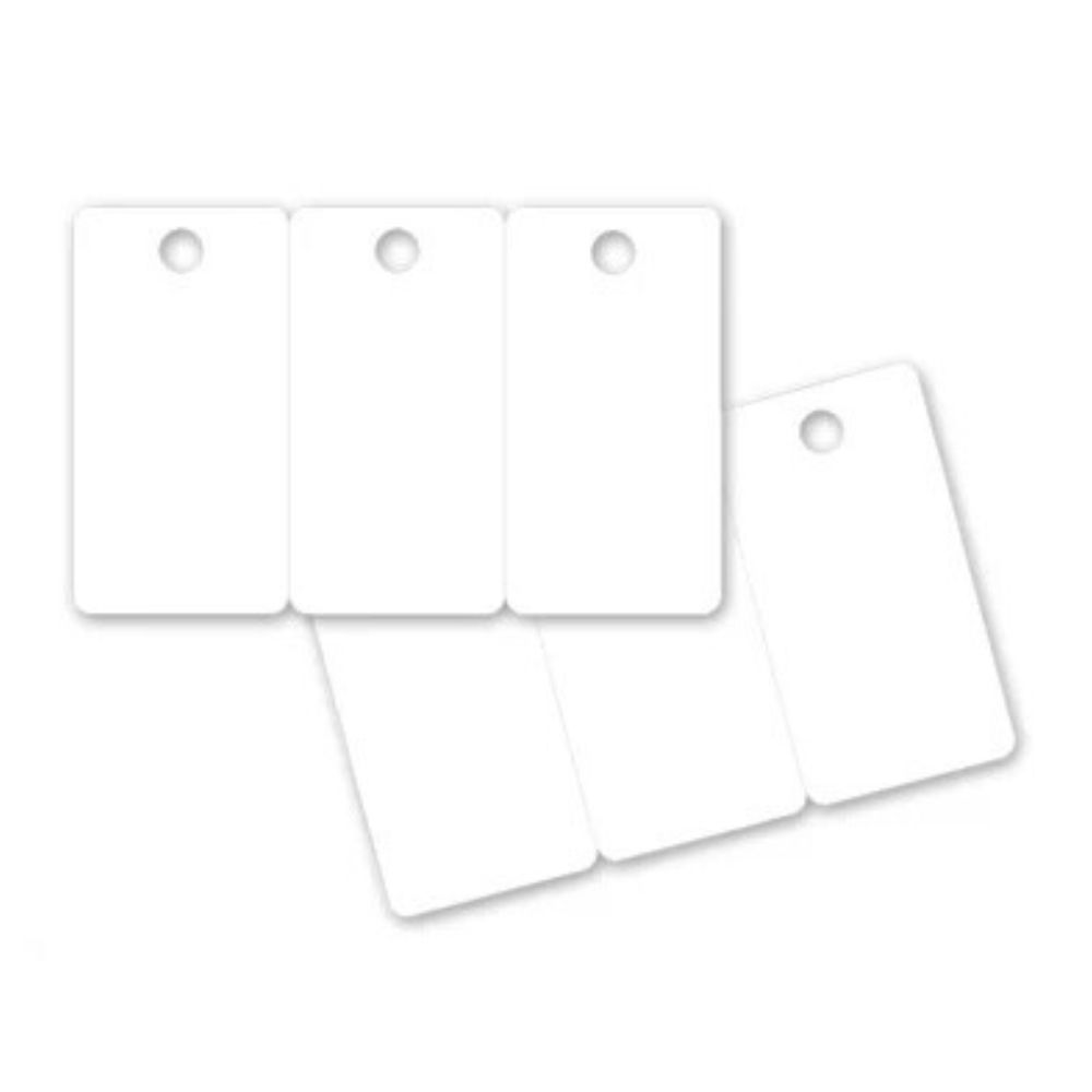 TARJETAS DE PVC BLANCAS 3 EN 1 TIPO LLAVERO
 - Miniatura 3