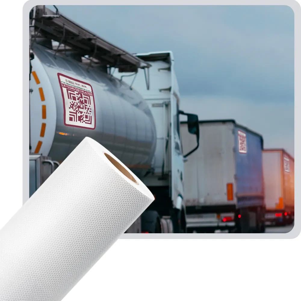 Vinil reflejante prismático ORALITE 5900 blanco alta intensidad para BALIZADO