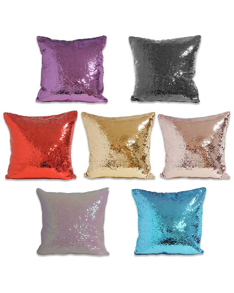 Fundas de cojín de Lentejuelas Reversibles para Sublimación - Miniatura 4